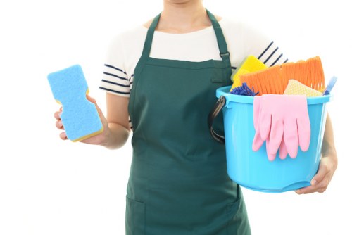 Vacant apartment being cleaned before handover in Queenspark