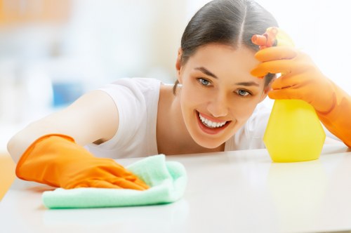 Upholstery cleaning service for a sofa in Queenspark home