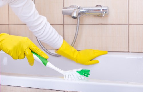 Bathroom and kitchen cleaning in a Queenspark residence