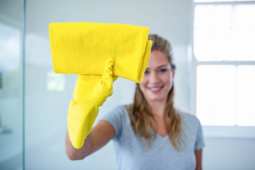 Queenspark cleaner preparing a family home for a deep clean
